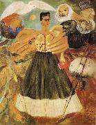 Frida Kahlo Abstract oil painting